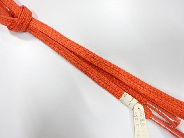 未使用品　正絹　手組帯締め